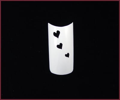 Prothèse Française Blanche Style Coeur (100qté)
