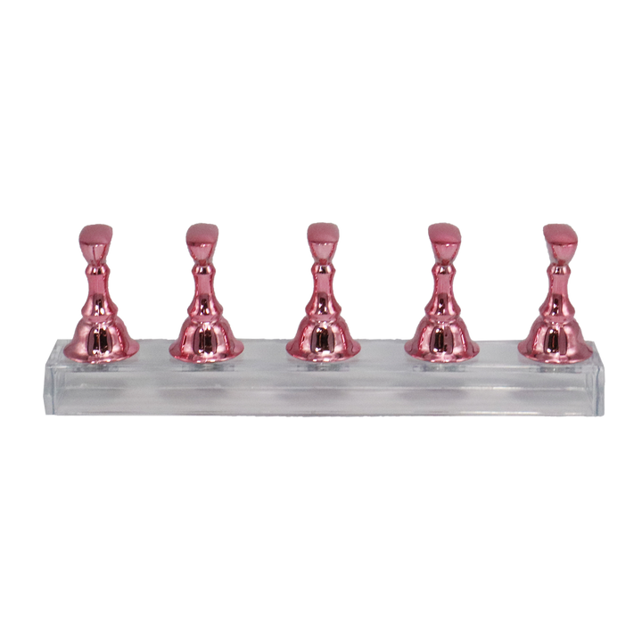 Présentoir pour Faux Ongles Magnétique Rose Metallisé