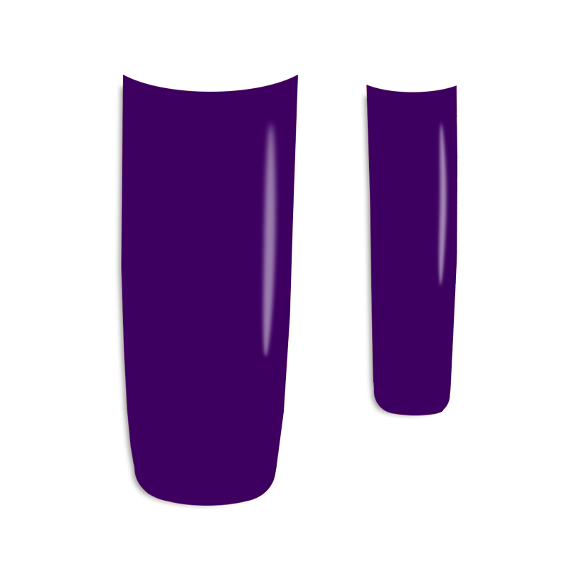 Prothèse Française Unie Mauve Raisin (100 pcs) - vue 2