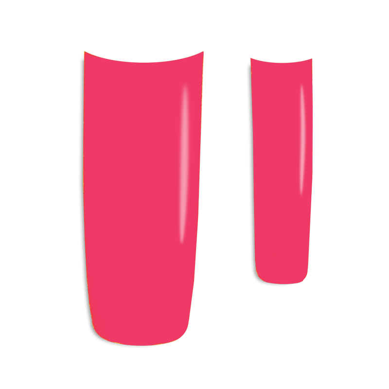 Prothèse Française Unie Rose Fluorescent (100 pcs) - vue 2
