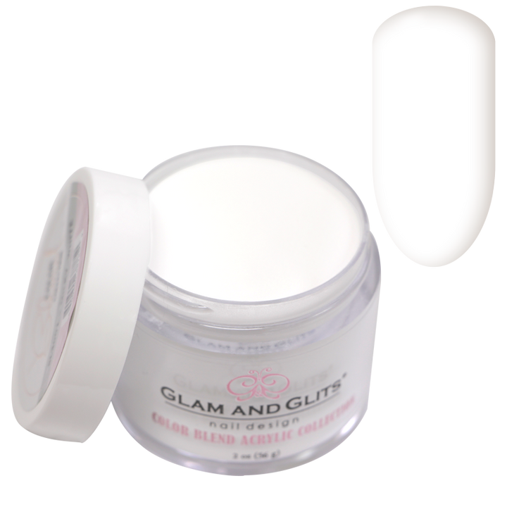 Poudre Glam and Glits Color Blend BL3001 Milky-White 2oz