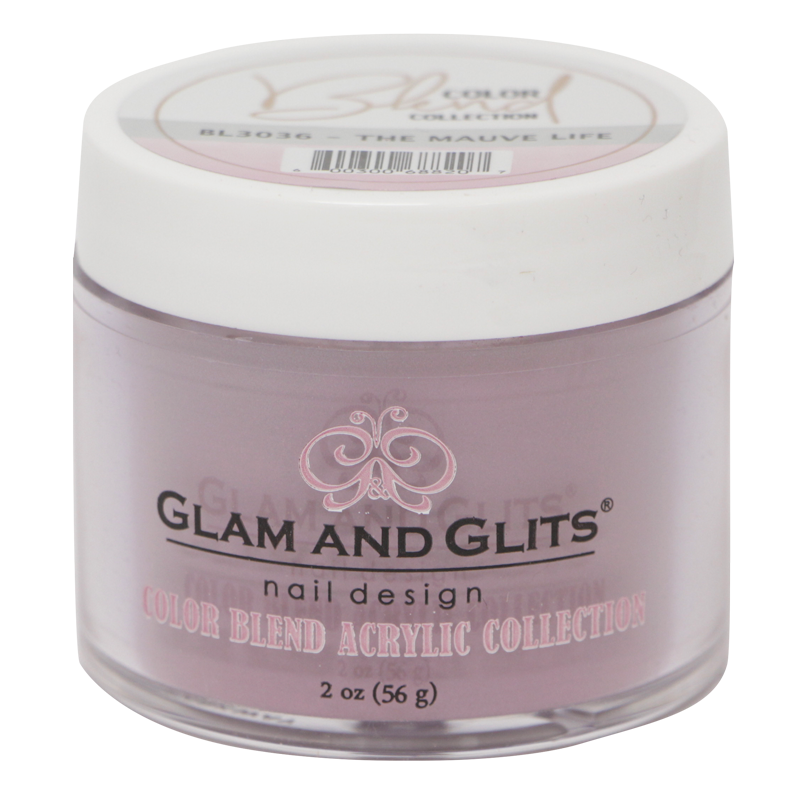 Poudre Glam and Glits Color Blend BL3036 The Mauve Life 2oz