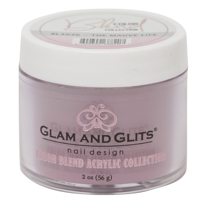Poudre Glam and Glits Color Blend BL3036 The Mauve Life 2oz