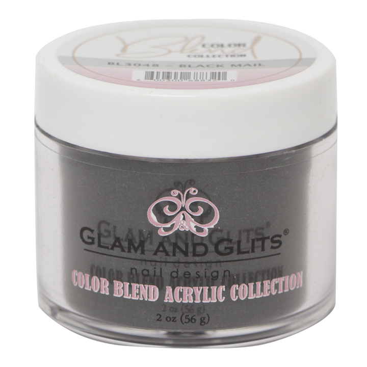 Poudre Glam and Glits Color Blend BL3048 Black Mail 2oz