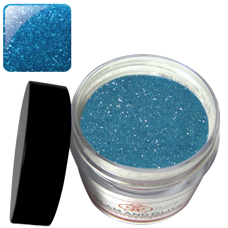 Poudre Glam and Glits bleu pailleté Saltwater 393