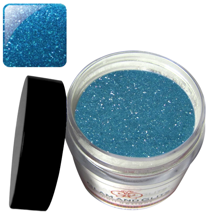 Poudre Glam and Glits bleu pailleté Saltwater 393