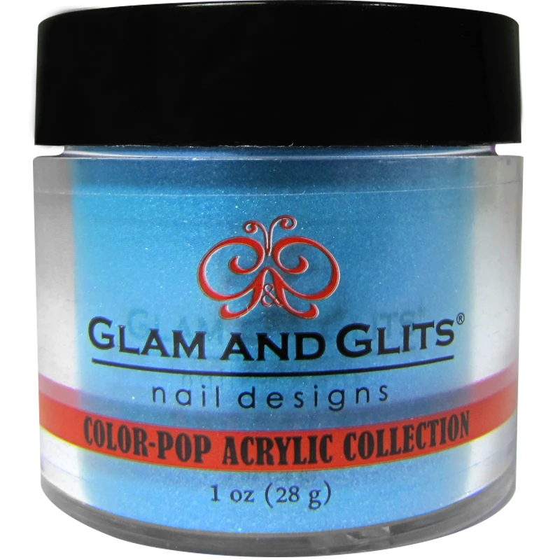 Glam and Glits bleu pailleté