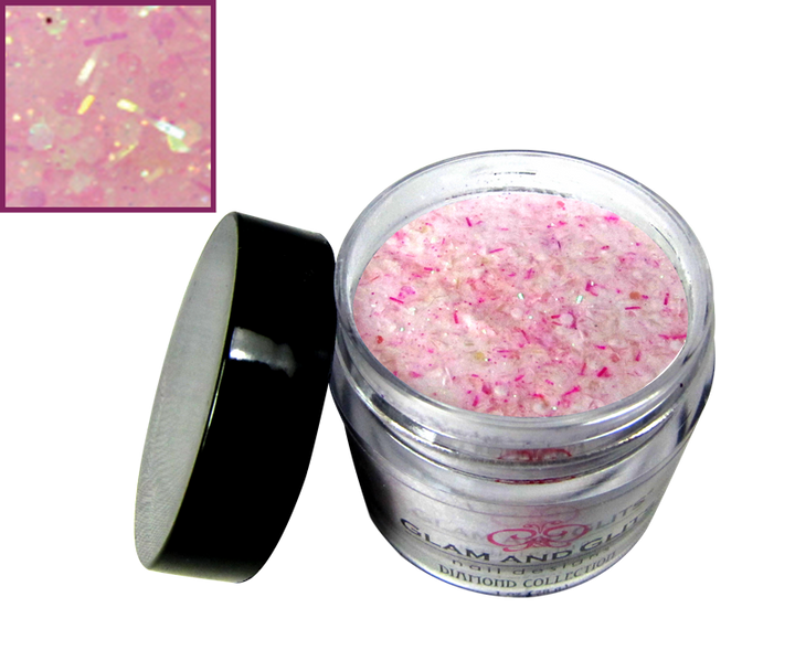 Glitter rose clair
