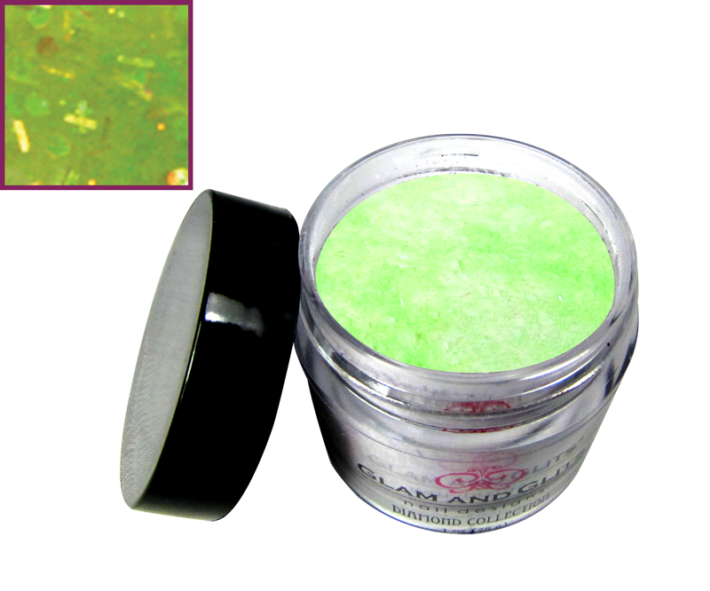 Glam and Glits Poudre acrylique vert
