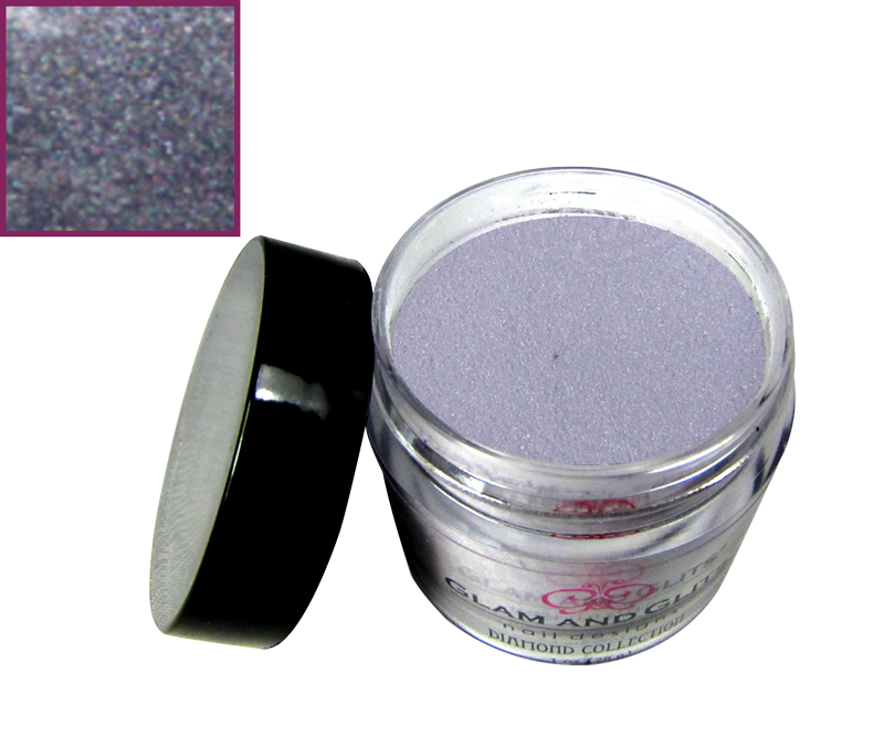 Poudre acrylique mauve argent