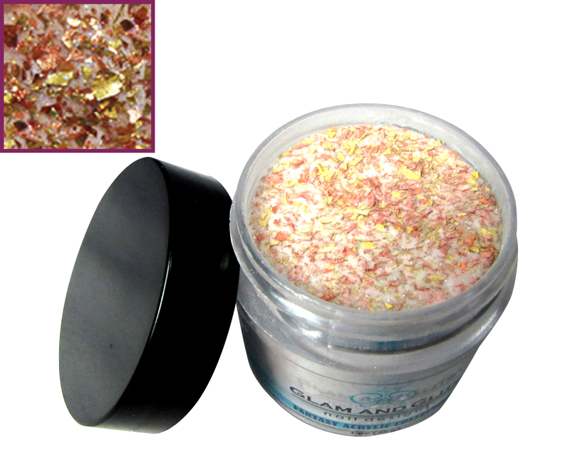 Glam and Glits glitter or et bronze