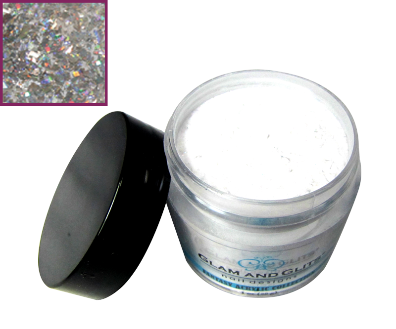 Glam and Glits glitter argent 