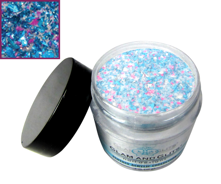 glam and glits glitter bleu