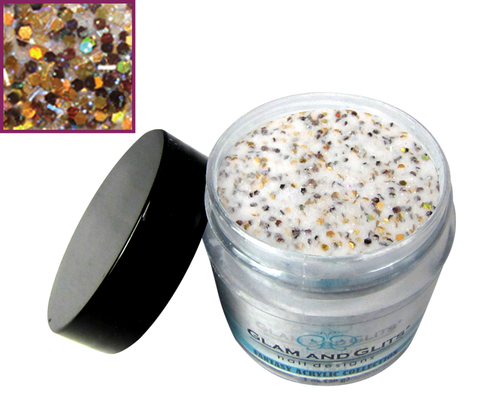 glitter brun bronze