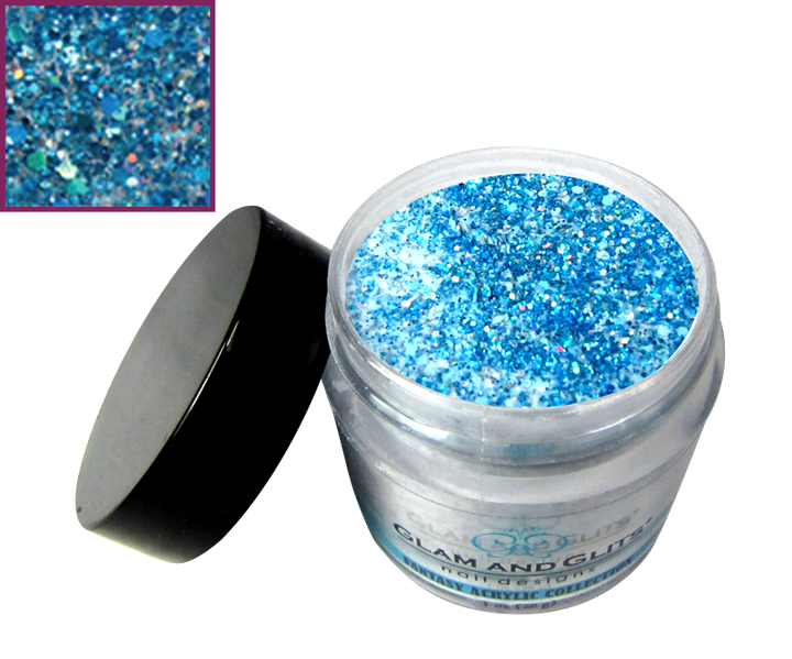 glitter bleu