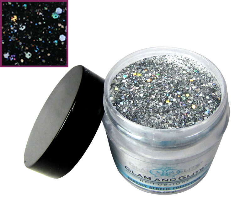 glitter gris foncé