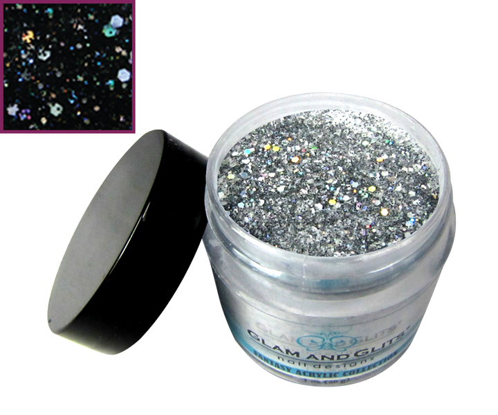 glitter gris foncé