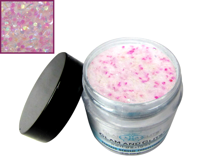 glitter rose clair