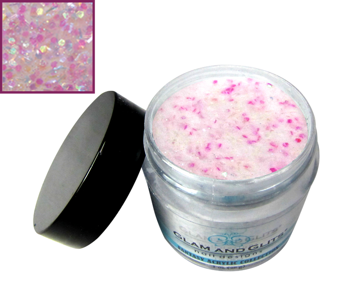 glitter rose clair