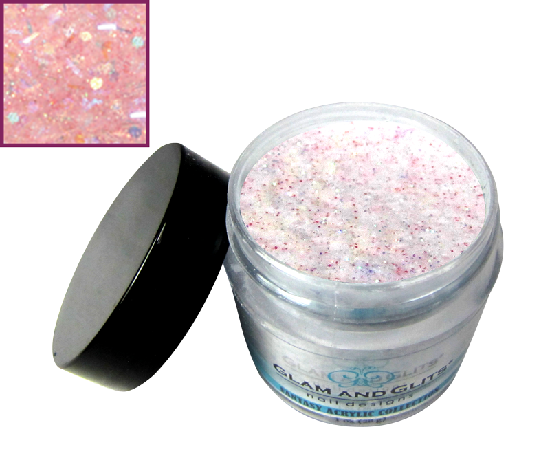 glitter rose clair