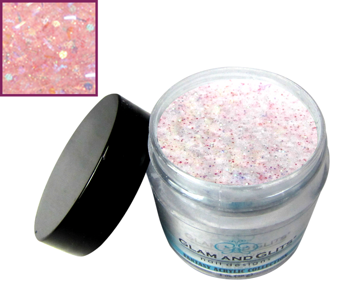 glitter rose clair