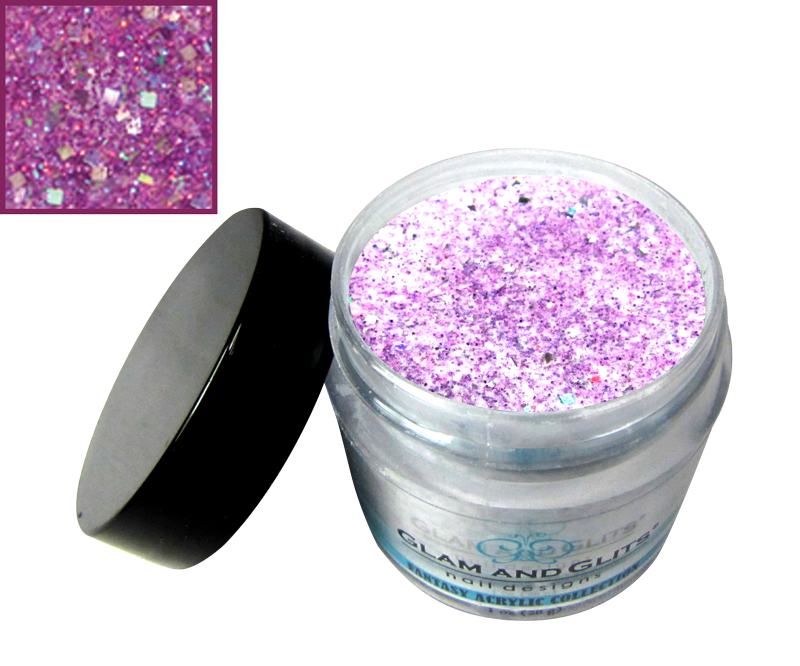 glitter mauve