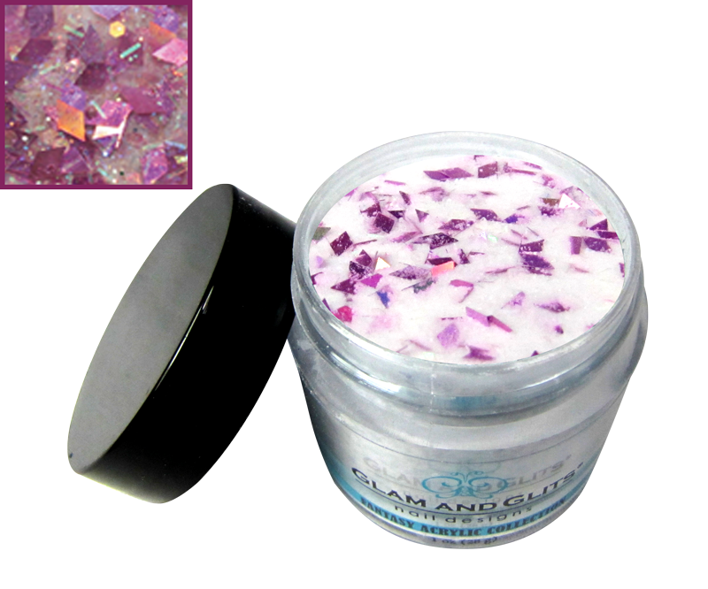 glitter rose losange