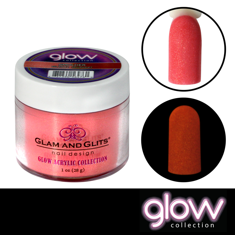 Poudre Glam and Glits phosphorescente 2042 Smolder