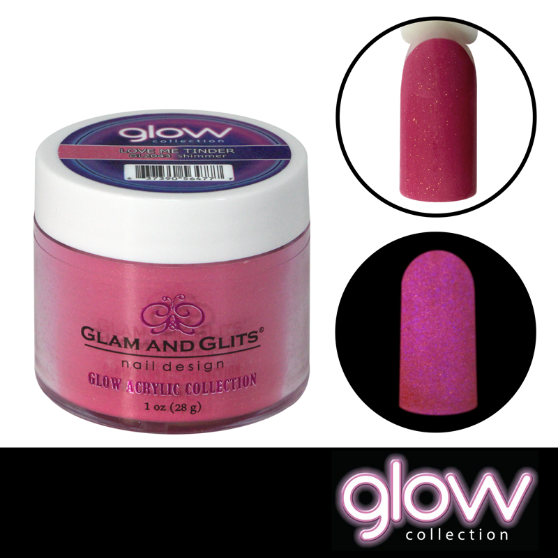Poudre Glam and Glits phosphorescente 2043 Love me Tinder