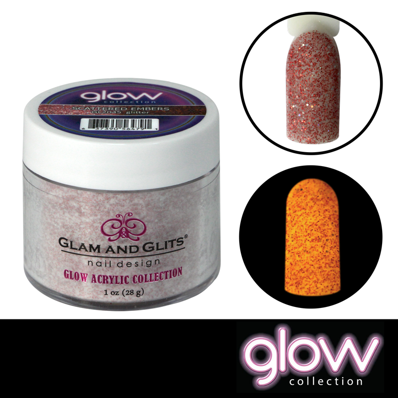 Glam and Glits Powder - Glow Acrylic GL 2045 Scattered Embers