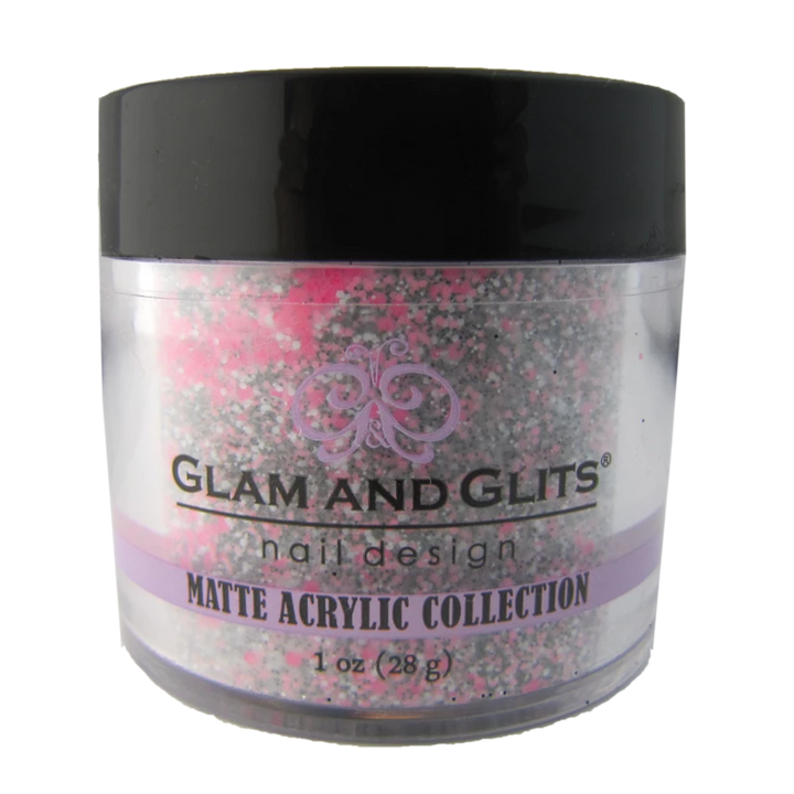 Poudre Glam and Glits Matte Acrylic MAC602 Berry Bomb