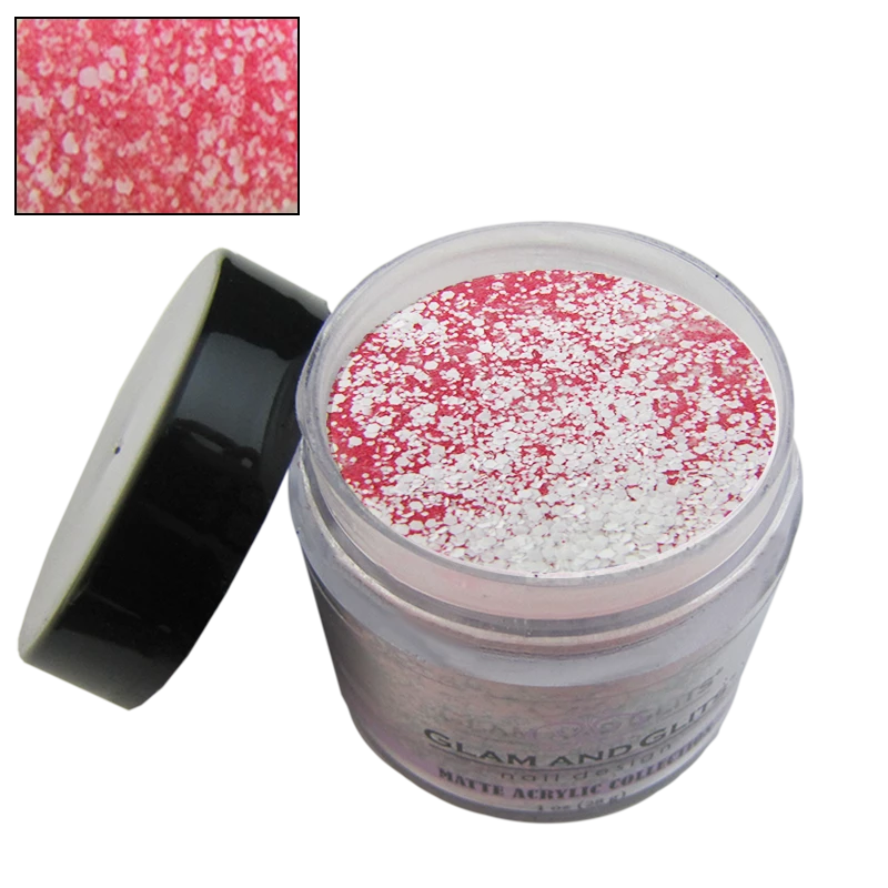Glam and Glits Powder Matte Acrylic MAC609 Royal Rasberry
