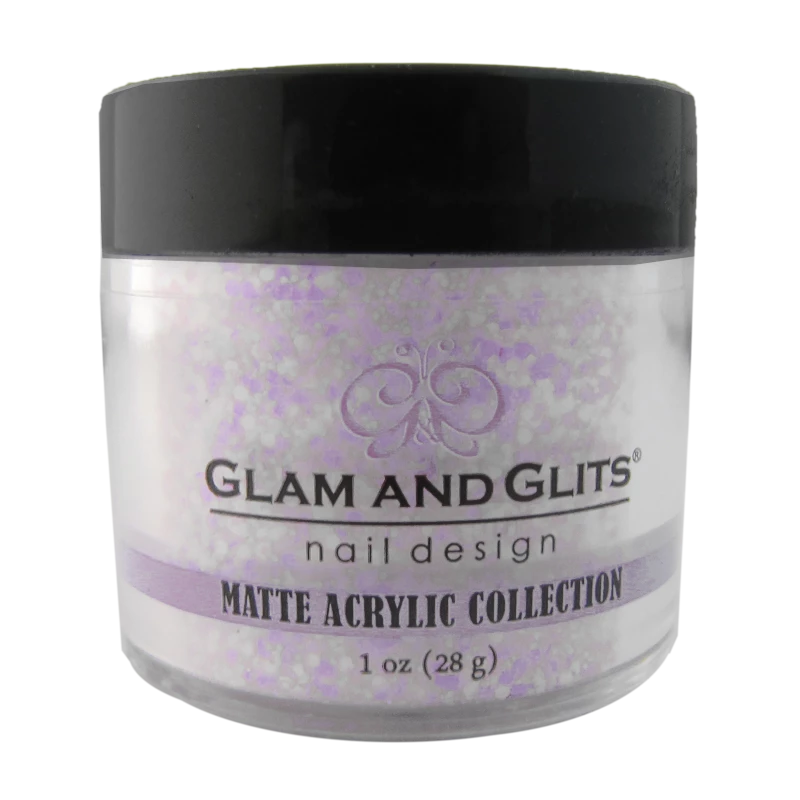 Poudre Glam and Glits Matte Acrylic MAC612 Lavender Ice