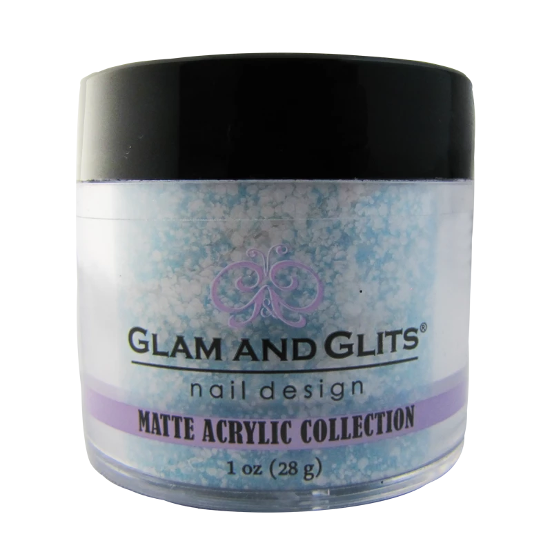 Poudre Glam and Glits Matte Acrylic Caribbean Coconut 