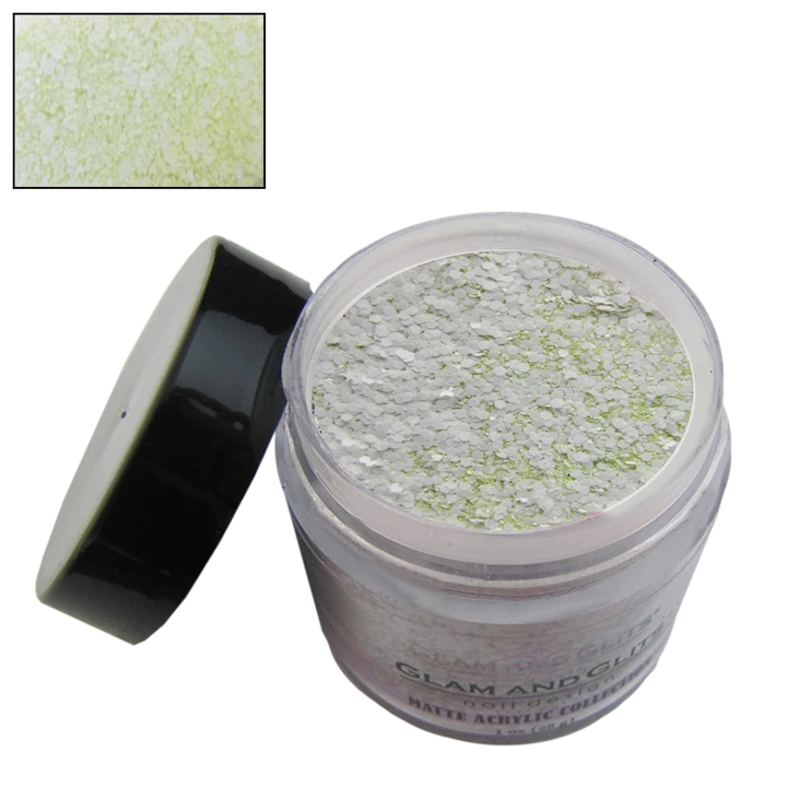 Glam and Glits Powder Matte Acrylic MAC618 Thin Mint
