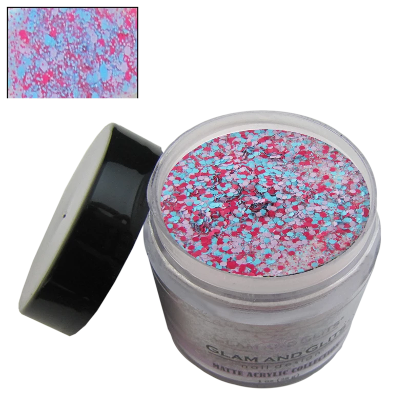 Poudre acrylique matte arc-en-ciel