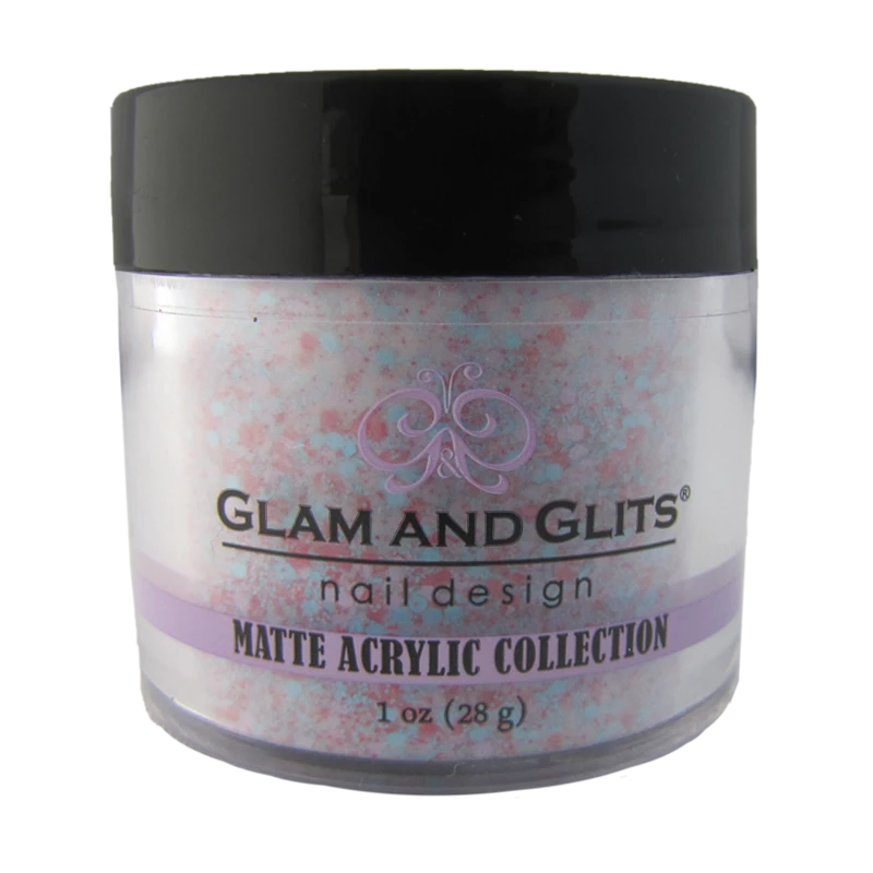Poudre Glam and Glits Matte Acrylic Rainbow Sprinkles