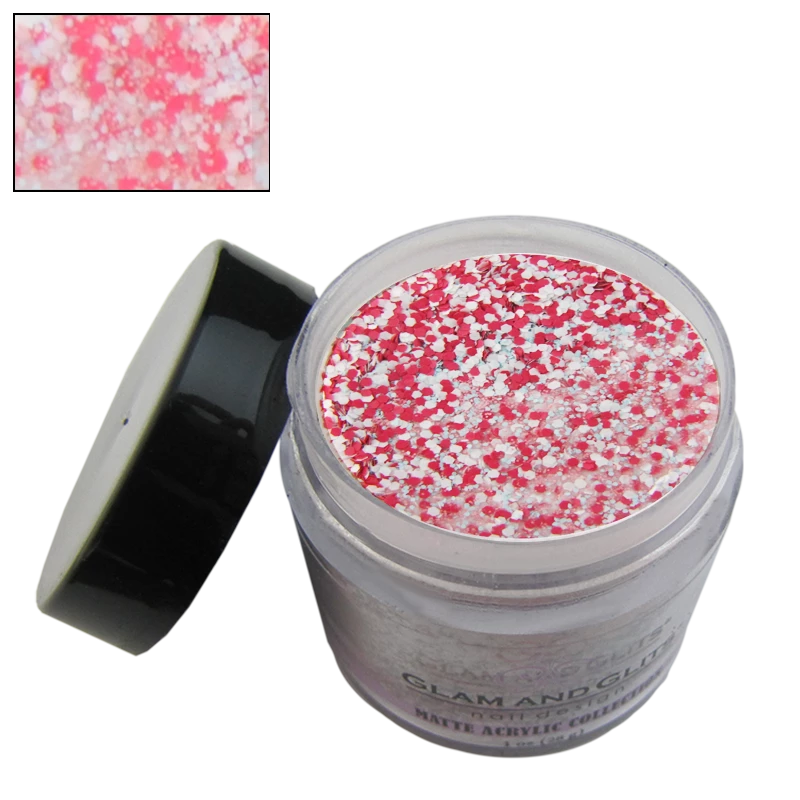 Poudre acrylique matte rose et blanc