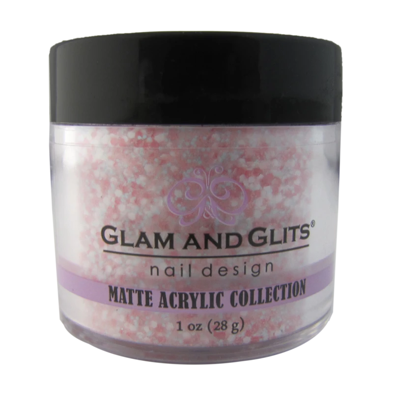 Poudre Glam and Glits Matte Acrylic Strawberry Shortcake