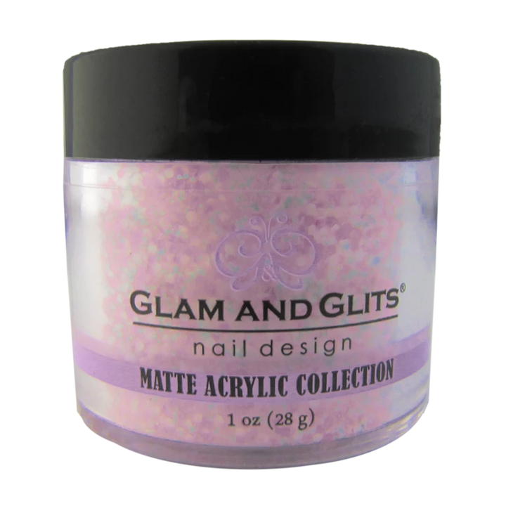 Poudre Glam and Glits Matte Acrylic Bubblegum