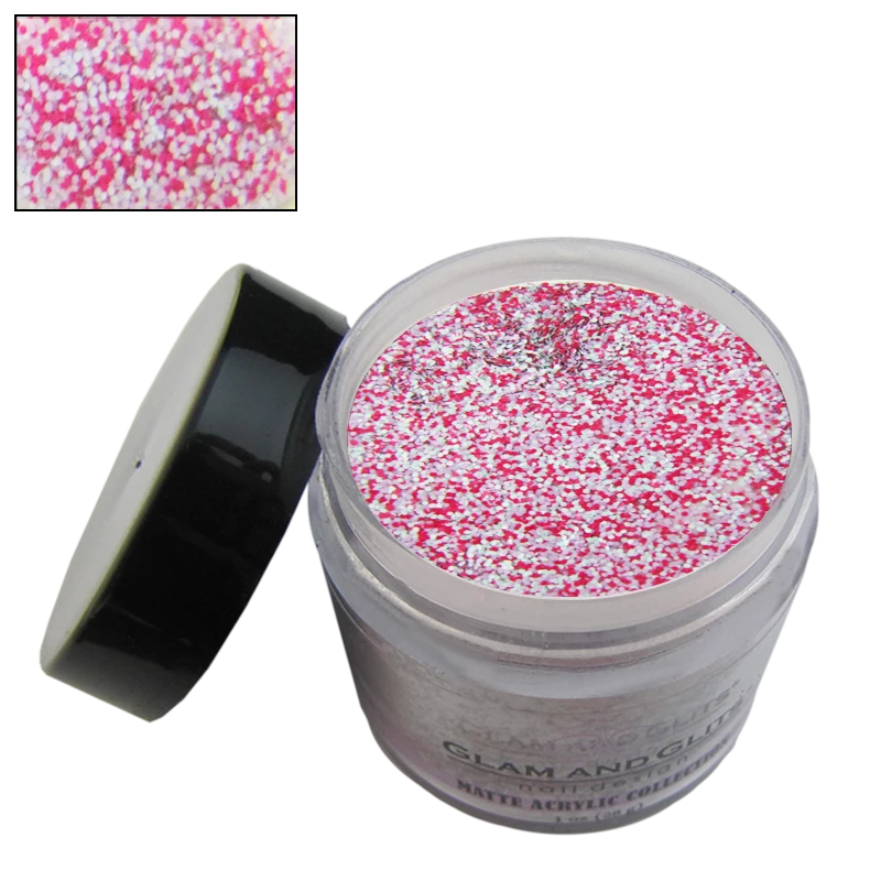 Poudre acrylique matte rose et fuchsia