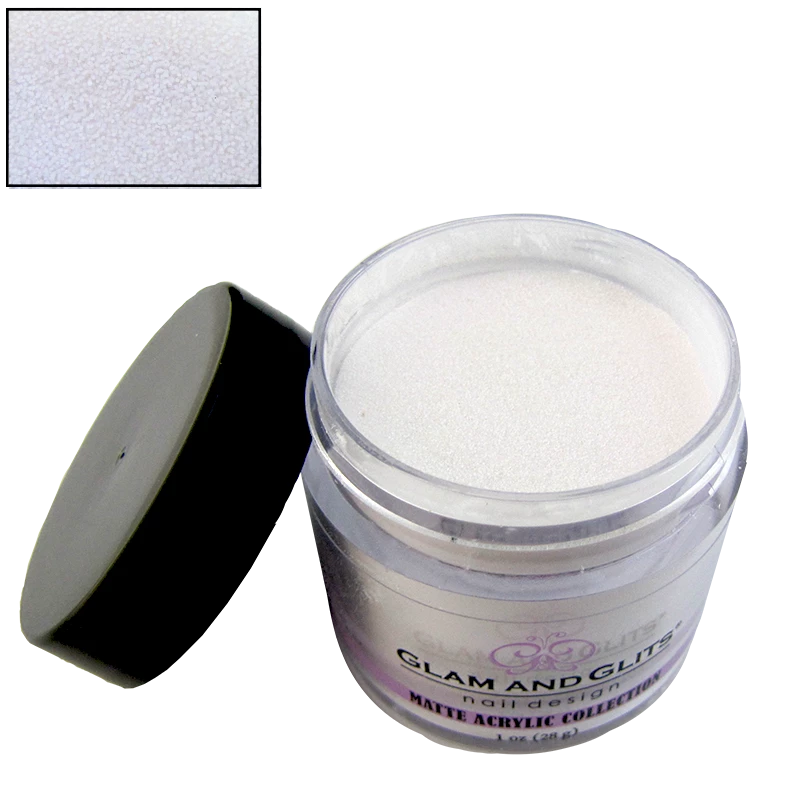 Poudre acrylique matte blanc 