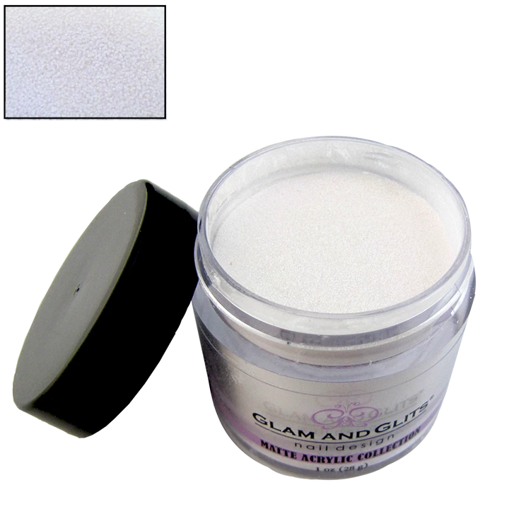 Poudre acrylique matte blanc 