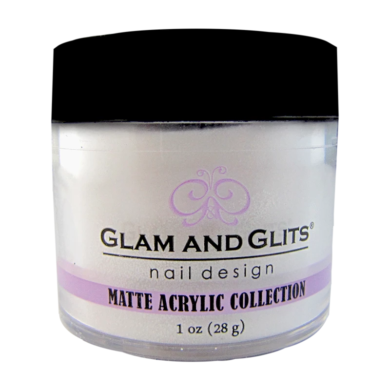 Glam and glits matte blanc 