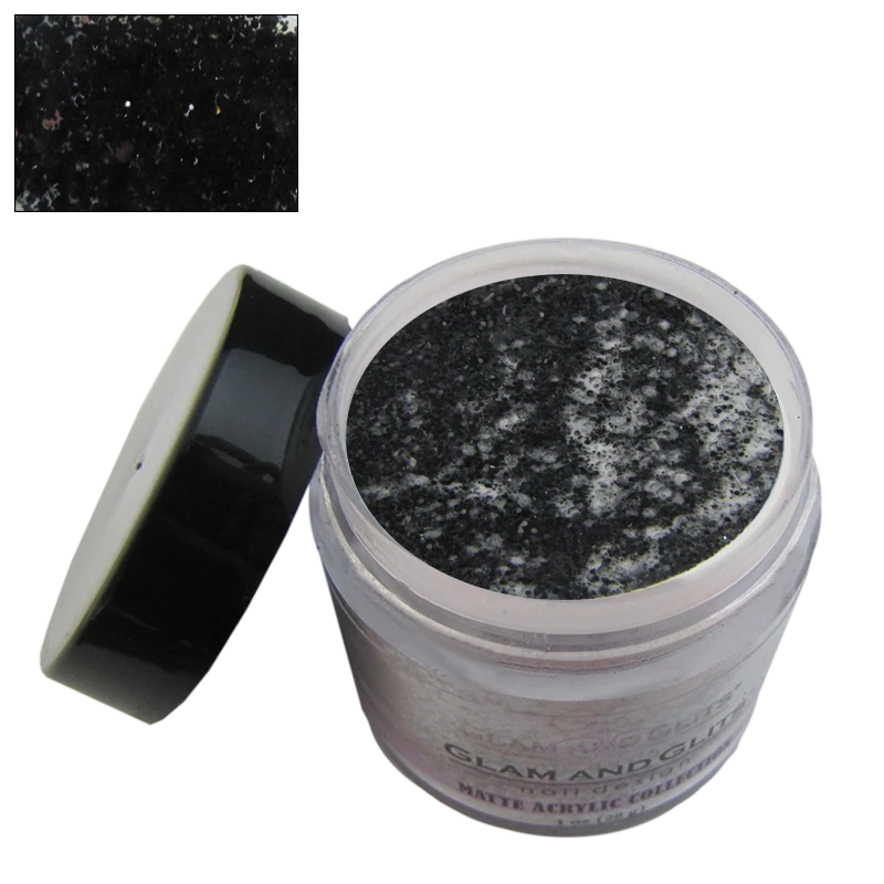 Poudre acrylique matte noire