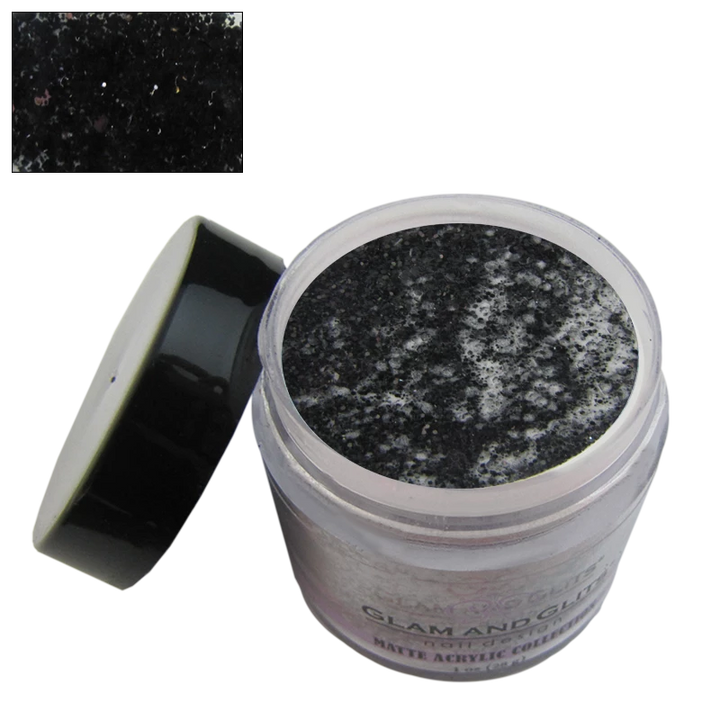 Poudre acrylique matte noire