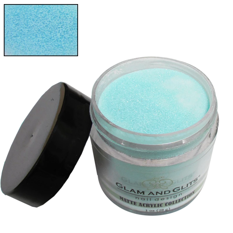  Poudre acrylique matte bleu vert pale
