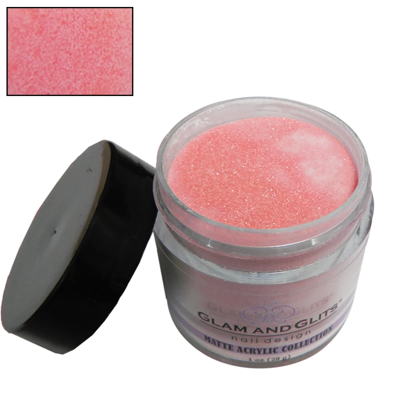 Poudre acrylique matte orange