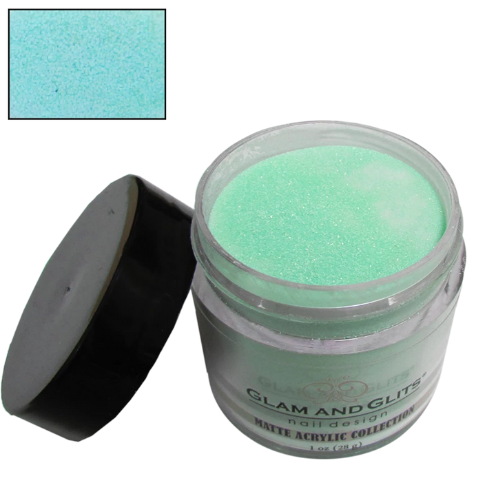 Poudre acrylique matte vert