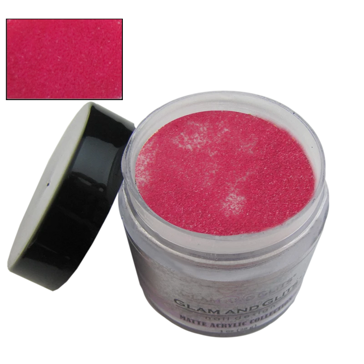 Poudre acrylique matte rose fuchsia